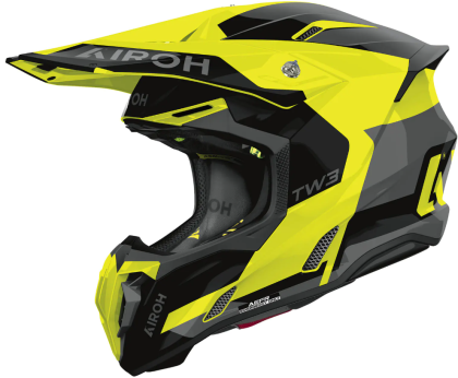 Motocross helmet AIROH TWIST 3 FANCY YELLOW GLOSS