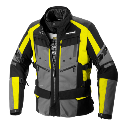 Textile motorcycle jacket SPIDI 4 SEASON EVO Yellow Fluo