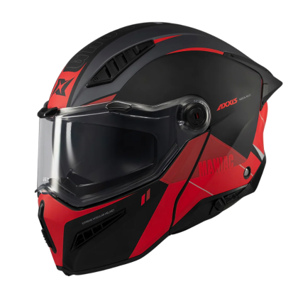 Flip-up helmet AXXIS GHOSTFIGHTER SV MANIAC B5 MATT