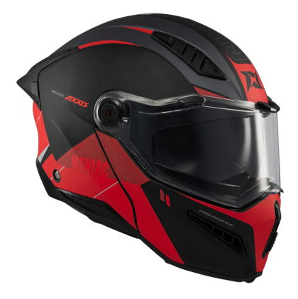 Flip-up helmet AXXIS GHOSTFIGHTER SV MANIAC B5 MATT