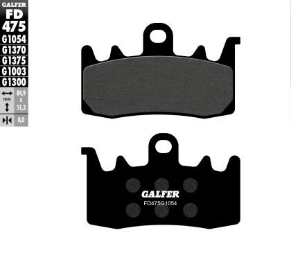 Μπροστινά τακάκια μοτοσυκλέτας Galfer SEMI METAL FD475G1054