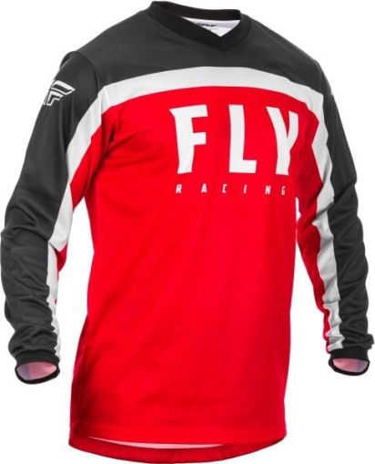 Motocross shirt FLY RACING F-16-BLACK/RED/WHITE