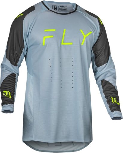 Πουκάμισο Motocross FLY RACING Evolution DST - Ice Grey/Charcoal/Neon Green
