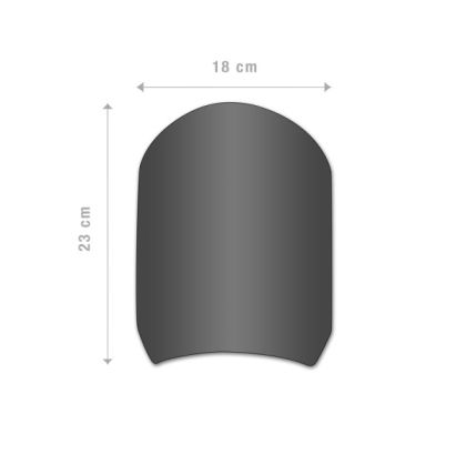 Black mica for CLASSIC aluminum motorcycle BARRACUDA Benelli Leoncino