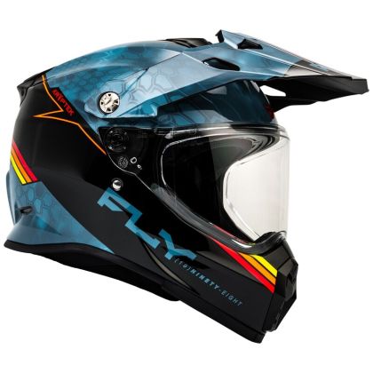 Casca Enduro FLY RACING Trekker Conceal-Slate/Negru/Rosu 2025