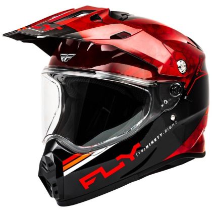 Casca Enduro FLY RACING Trekker Conceal-Rosu/Negru 2025