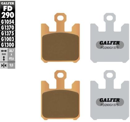 Μπροστινά τακάκια μοτοσυκλέτας Galfer SINTERED COMPOUND FD290G1375