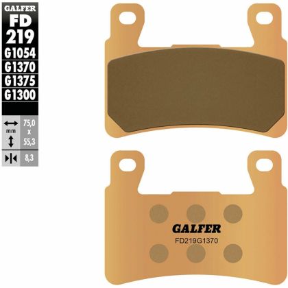 Μπροστινά τακάκια μοτοσυκλέτας Galfer SINTERED COMPOUND FD219G1370