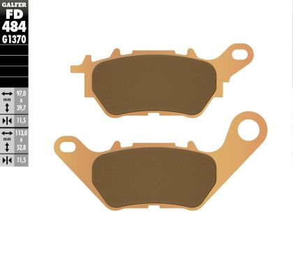 Galfer SINTERED COMPOUND Rear Moto Pads FD484G1370