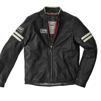 Δερμάτινο μπουφάν μοτοσικλέτας SPIDI VINTAGE Ice/Black