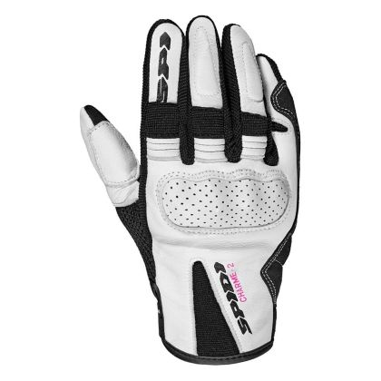 Women's motorcycle gloves SPIDI CHARME 2 BLACK/WHITE