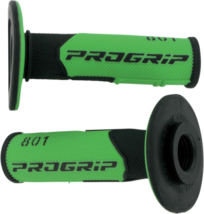 Мотокрос ръкохватки PROGRIP 801 Hybrid Duo-Density BLACK/GREEN