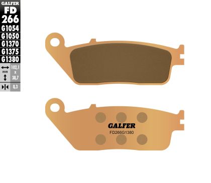 Tampoane Moto Fata/Spate Galfer SINTERED SCOOTER FD266G1380