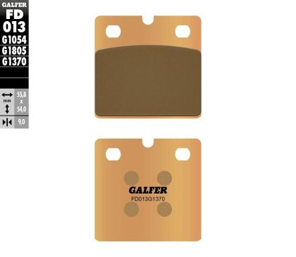 Front/Rear Moto Pads Galfer SINTERED COMPOUNDFD013G1370