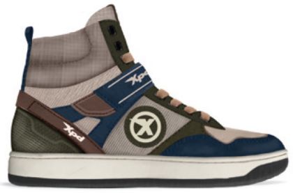 Αθλητικά παπούτσια μοτοσυκλέτας XPD MOTO PRO Πράσινο/Μπεζ