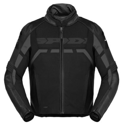 Hybrid motorcycle jacket SPIDI RAPID H2OUT BLACK