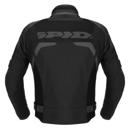 Hybrid motorcycle jacket SPIDI RAPID H2OUT BLACK