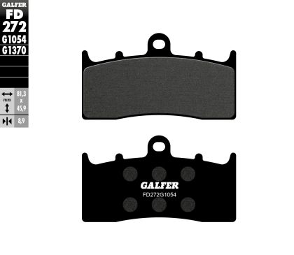Front motorcycle pads Galfer SEMI METAL FD272G1054
