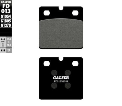Μπροστινά/πίσω Moto Pads Galfer SEMI METAL FD013G1054