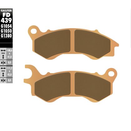 Tampoane Fata Moto Galfer SINTERED SCOOTER FD439G1380