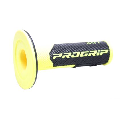 Motocross grips PROGRIP Double Density 801 FLUO YELLOW/BLACK