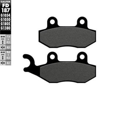 Tampoane Moto Fata/Spate SCOOTER Galfer FD187G1050