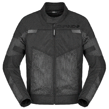 Textile motorcycle jacket SPIDI TOUR NET BLACK