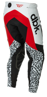Motocross breeches FLY RACING Evolution DST DBK Special Edition - Black/Silver