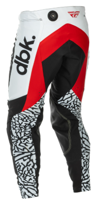 Motocross breeches FLY RACING Evolution DST DBK Special Edition - Black/Silver