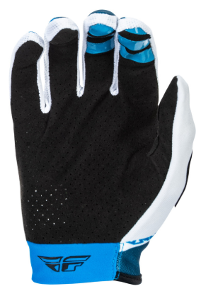 Kids motocross gloves FLY RACING Lite- White/Blue