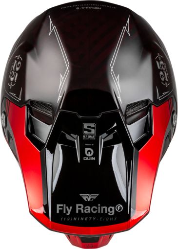 Motocross helmet FLY RACING Formula CC Tektonic - Black/Red