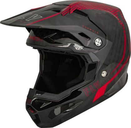 Motocross helmet FLY RACING Formula Carbon Tracer Helmet - Red/Black