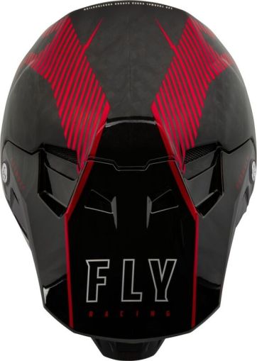Motocross helmet FLY RACING Formula Carbon Tracer Helmet - Red/Black