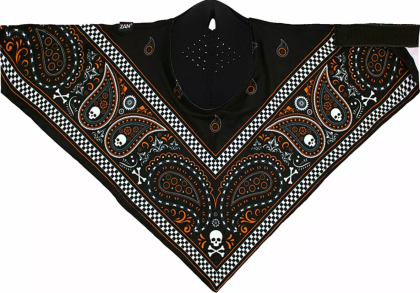 Mască de față SPORTFLEX CBAND BK/OR