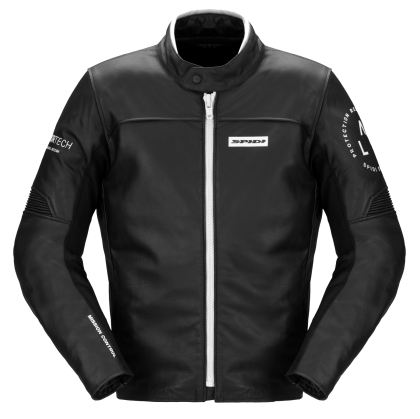 Δερμάτινο μπουφάν μοτοσικλέτας SPIDI Genesis Μαύρο/Λευκό