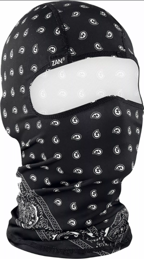 ZANheadgear POLY BK PAISLEY beanie