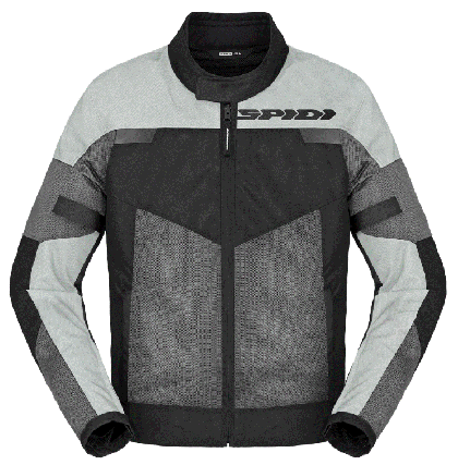 Textile motorcycle jacket SPIDI TOUR NET BLACK/ICE