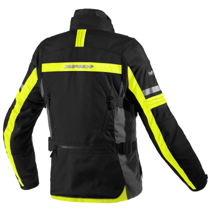 Textile motorcycle jacket SPIDI MODULAR YELLOW FLUO
