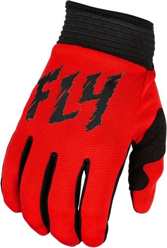Kids Motocross Gloves FLY RACING F-16- Red/Black