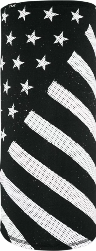 Prosop multifuncțional SPORTFLEX FLAG BK/WT