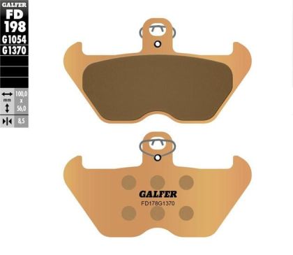 Galfer SINTERED COMPOUND Front Moto Pads FD198G1370