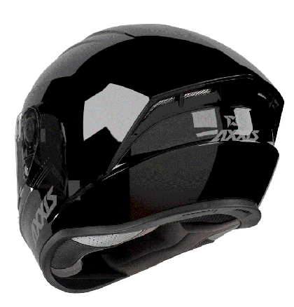 Helmet AXXIS DRAKEN S SOLID A11 GLOSS BLACK