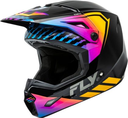 FLY RACING Formula Kinetic Menace Motocross Helmet - Black/Sunrise