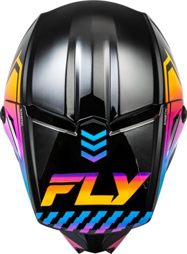 FLY RACING Formula Kinetic Menace Motocross Helmet - Black/Sunrise