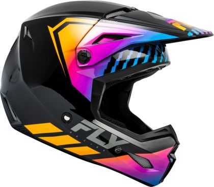 FLY RACING Formula Kinetic Menace Motocross Helmet - Black/Sunrise