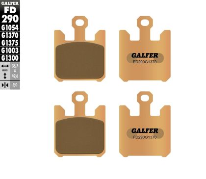 Μπροστινά τακάκια μοτοσυκλέτας Galfer SINTERED COMPOUND FD290G1370