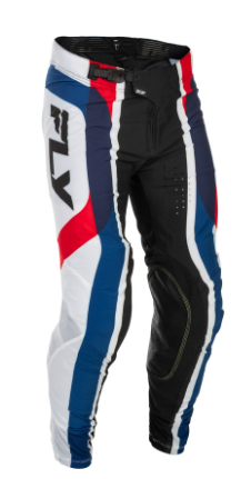 Pantaloni de motocross FLY RACING Lite Glory Ediție Specială - Roșu/Alb/Albastru