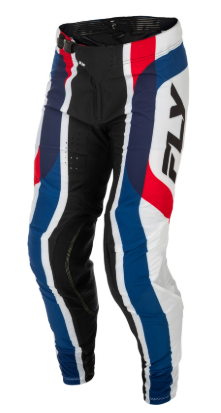 Pantaloni de motocross FLY RACING Lite Glory Ediție Specială - Roșu/Alb/Albastru