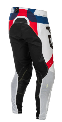 Pantaloni de motocross FLY RACING Lite Glory Ediție Specială - Roșu/Alb/Albastru