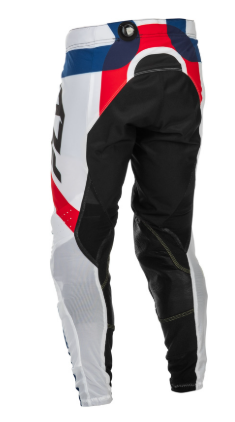 Pantaloni de motocross FLY RACING Lite Glory Ediție Specială - Roșu/Alb/Albastru